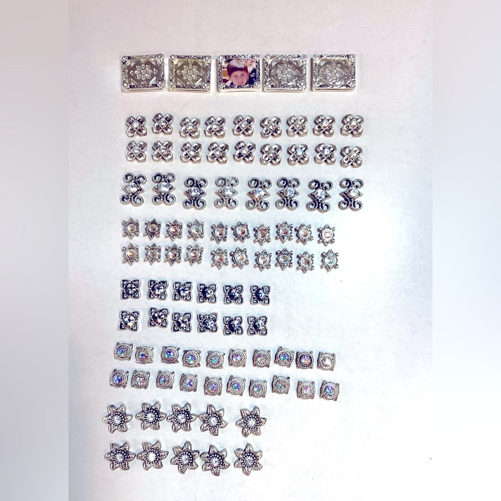 Swarovski Crystal Designer Sliders (set D)